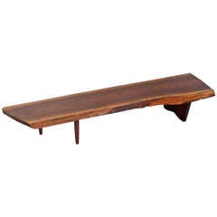 "R" Bench/Coffee Table by George Nakashima, 1976 - Signed