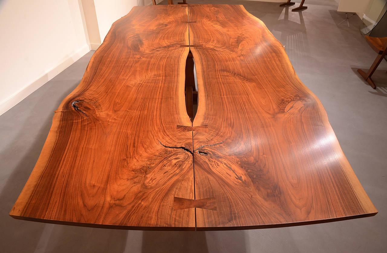 American Rare Conoid Dining Table by George Nakashima, 1971