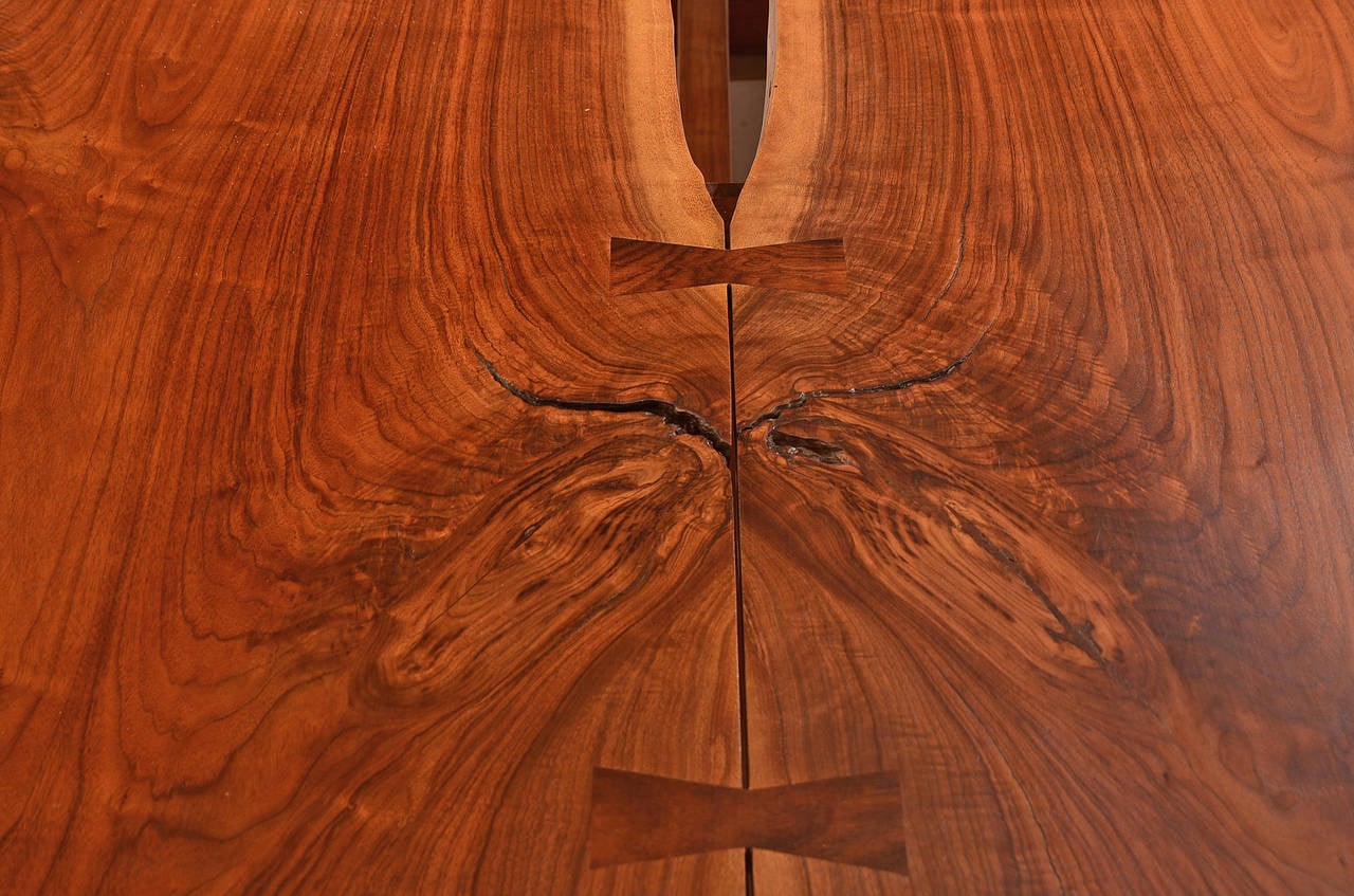 Hand-Crafted Rare Conoid Dining Table by George Nakashima, 1971