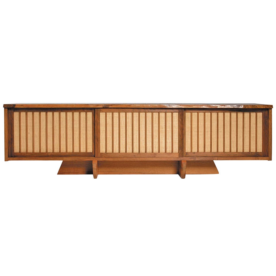 Diviseur de pièce conoid de George Nakashima, 1989
