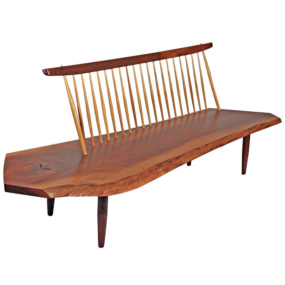 Conoid Bench by George Nakashima, 1987 For Sale