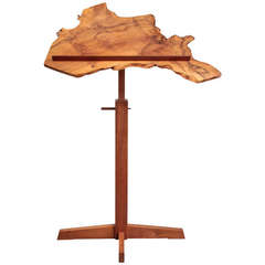 Vintage Print Stand by George Nakashima, 1981