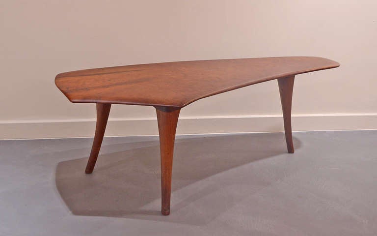 Extremely rare.  Innovative, one-of-a-kind design by the Dean of American Craftsmen.  Signed and dated 1961