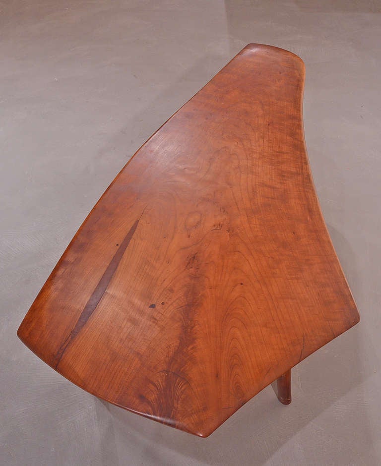 American Rare Sculptural Coffee Table by Wharton Esherick, 1961 For Sale