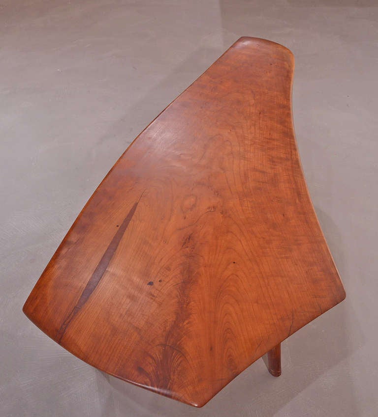 Rare Sculptural Coffee Table by Wharton Esherick, 1961 In Excellent Condition For Sale In Philadelphia, PA