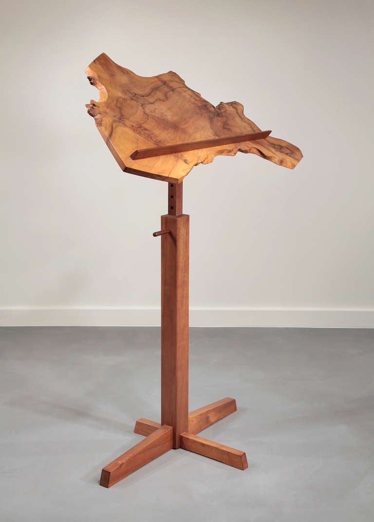 American Craftsman Print Stand by George Nakashima, 1981 For Sale
