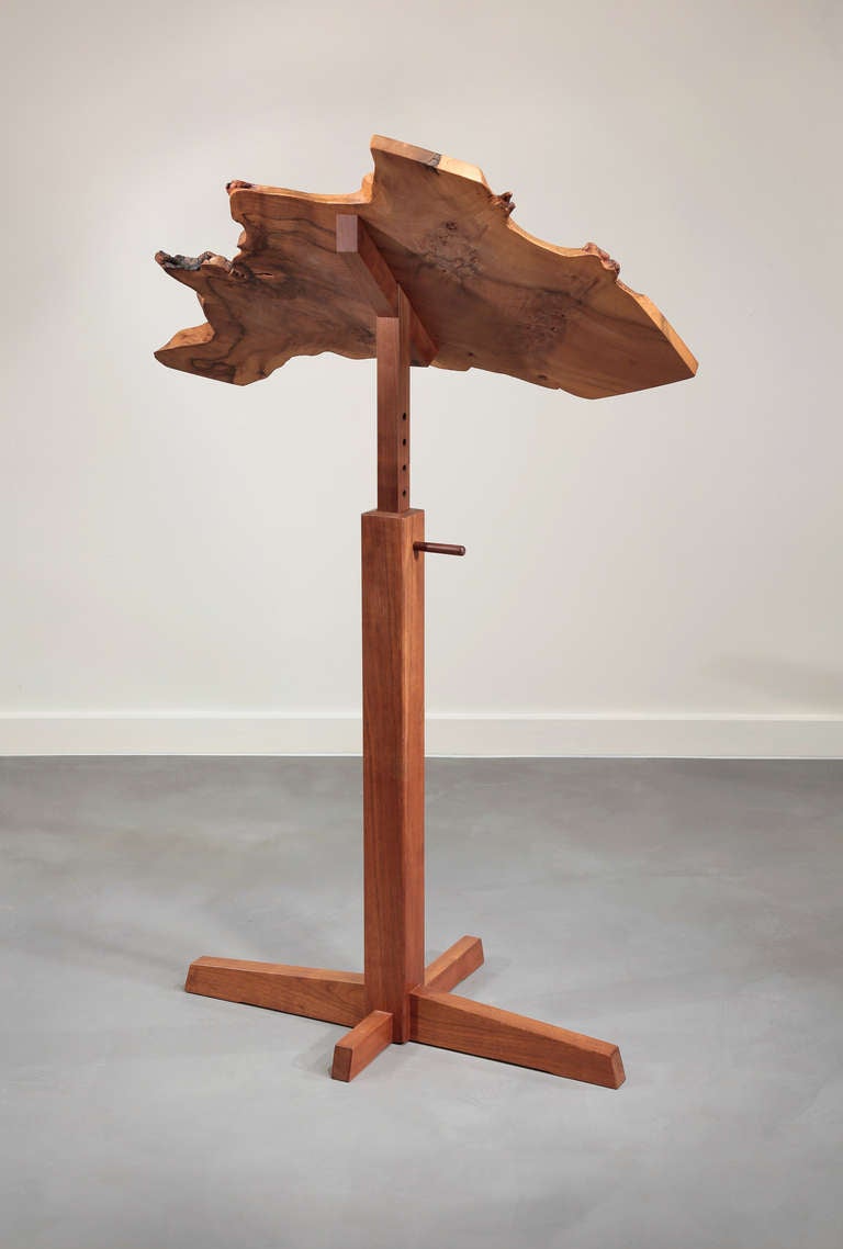 Print Stand by George Nakashima, 1981 In Excellent Condition For Sale In Philadelphia, PA
