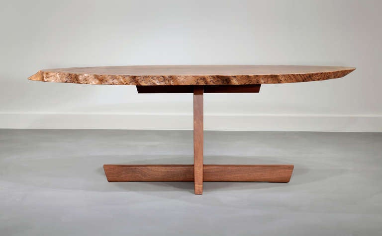 Rare Crosscut Minguren I Coffee Table by George Nakashima, 1974 For Sale 2