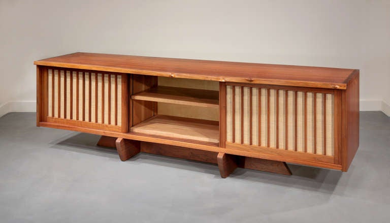 American Conoid Room Divider by George Nakashima, 1989