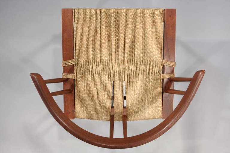 American Craftsman Grass-seated Chairs by George Nakashima For Sale