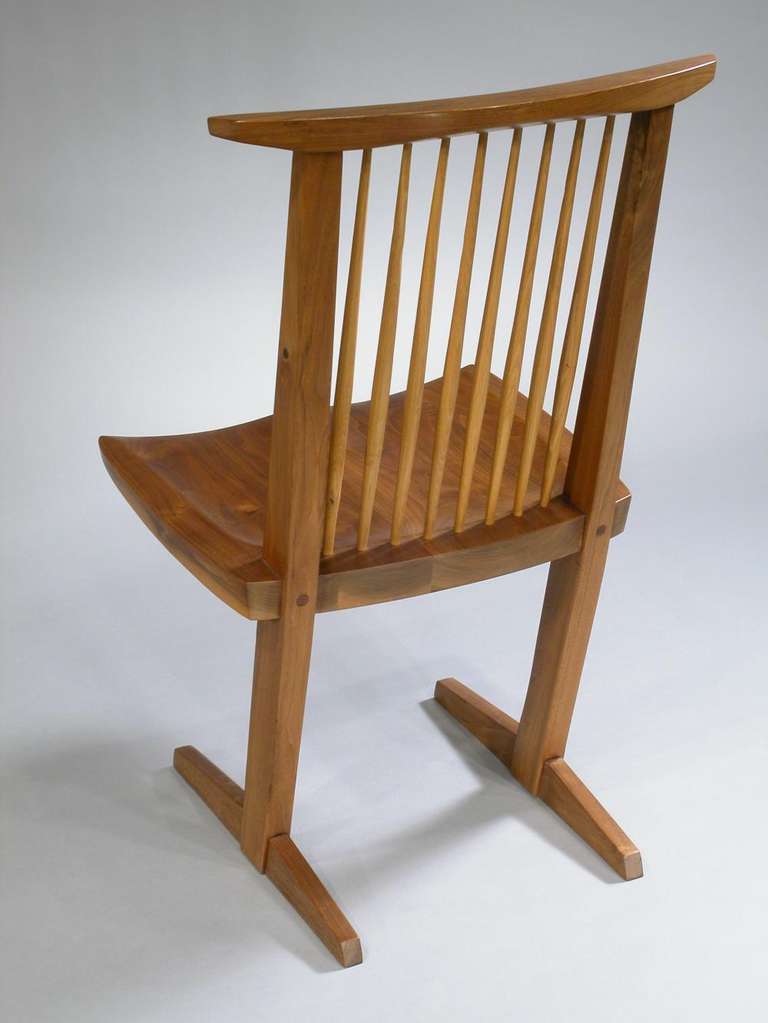 American Craftsman Conoid Chairs by George Nakashima For Sale