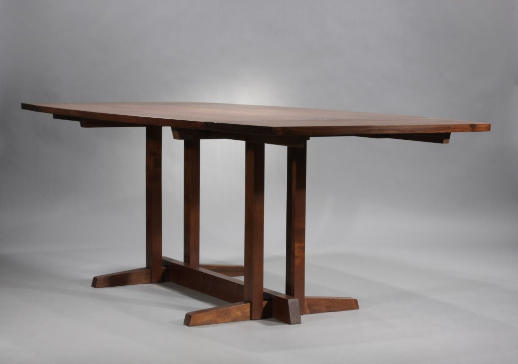 American George Nakashima Frenchman's Cove II Dining Table with Leaves