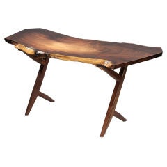 Rare Rosewood Cross-legged Desk by George Nakashima