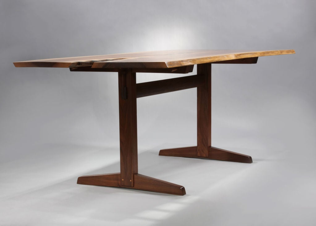 Spectacular Trestle Dining Table by George Nakashima 1