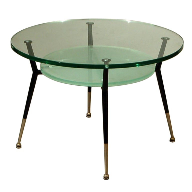 French 1960's Coffee Table attributed to Jacques Dumond For Sale