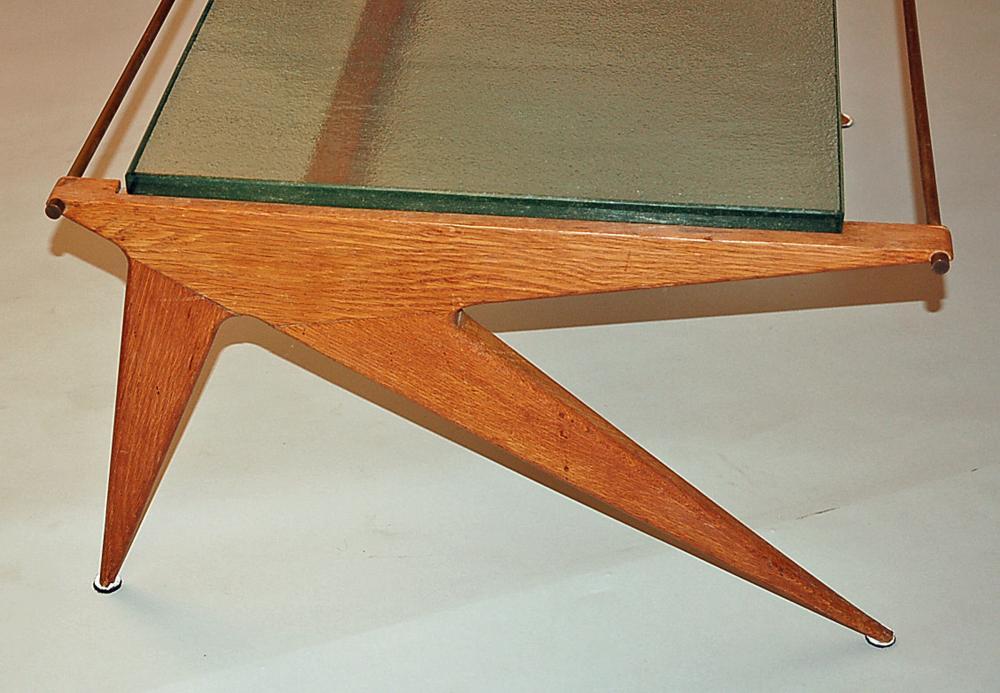 French 1950's Coffee Table by Louis Paolozzi In Excellent Condition In Philadelphia, PA