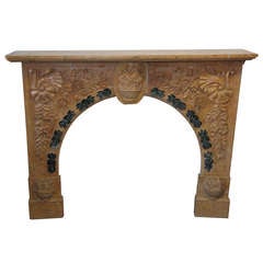 Vintage French Marble Fireplace Surround