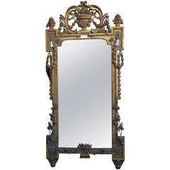 19th Century Italian Carved Giltwood Mirror 10