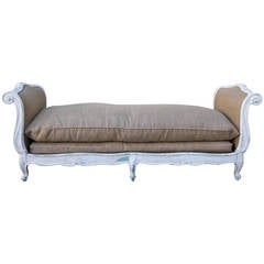 Antique 19th Century French Painted Daybed