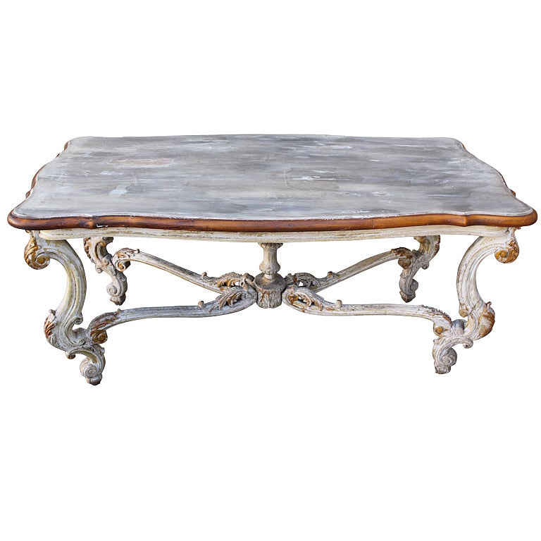 19th C. Italian Painted Table at 1stdibs