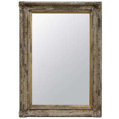 19th C. French Distressed Mirror