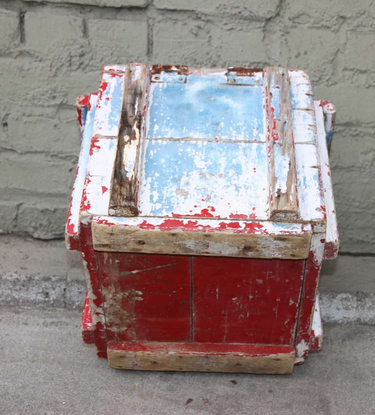 American Primitive Painted Dynamite Box
