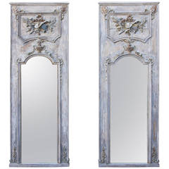 Pair of 19th Century French Painted Mirrors