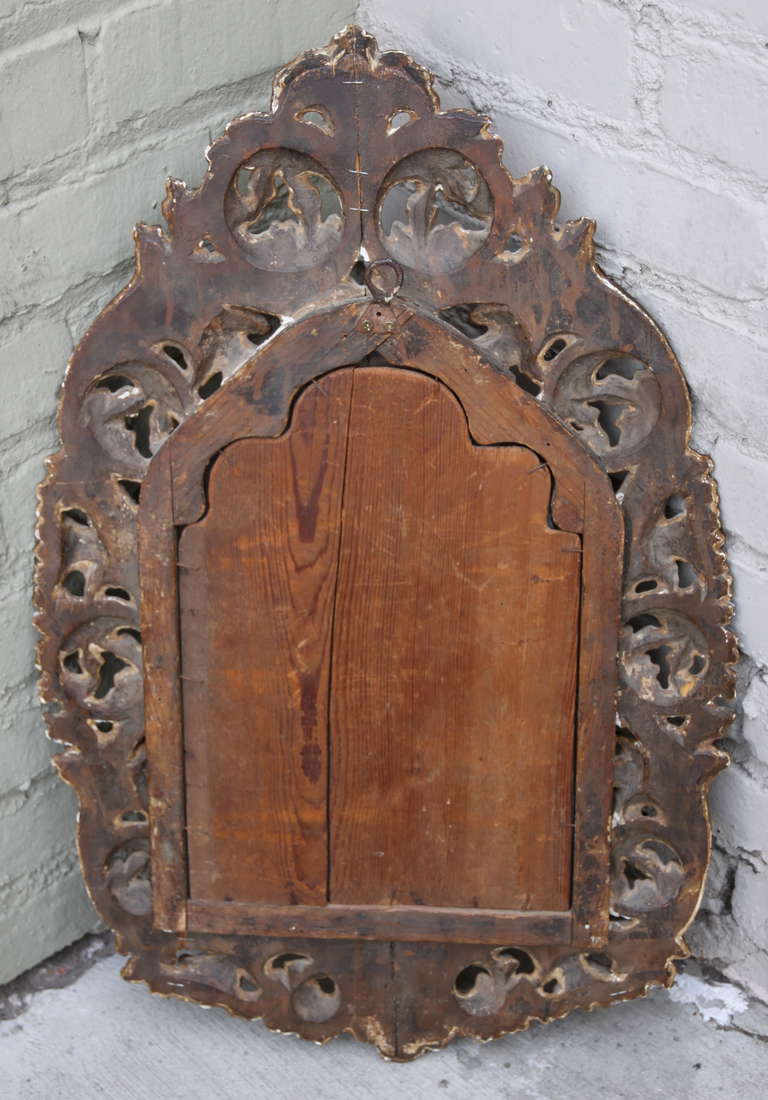 19th Century Italian Gilt Wood Mirror 2