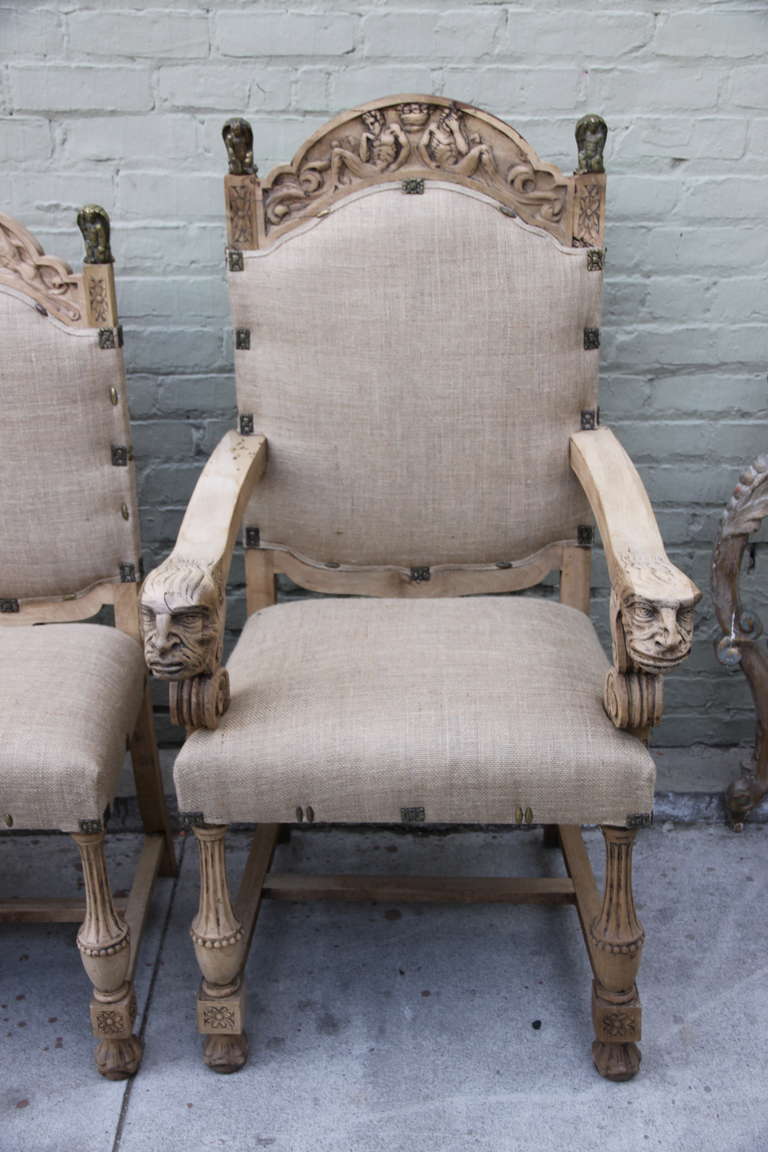 Other 19th Century Spanish Dining Chairs, S8