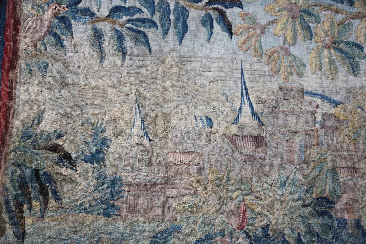 18th Century Verdure Flemish Tapestry 1