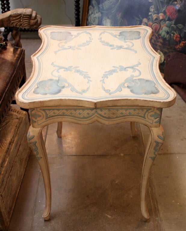 French Painted Side Table 3