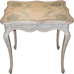 French Painted Side Table