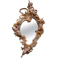 19th C. Italian Cherub Mirror
