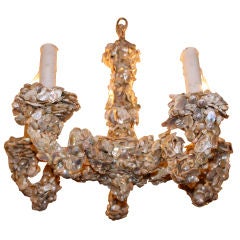 Vintage Petite (5) Lite Seashell Chandelier