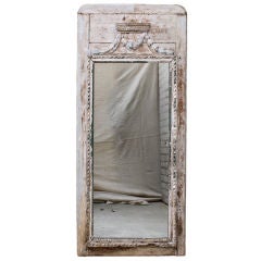 19th C. Carved Italian Painted Mirror