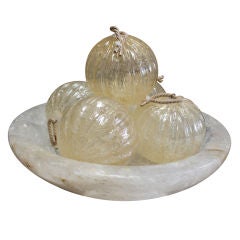 Set of (5) Vintage Murano Glass Balls