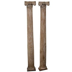 Pair of 19th C. Italian Pilasters/Columns