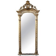 19th Century Italian Giltwood Mirror