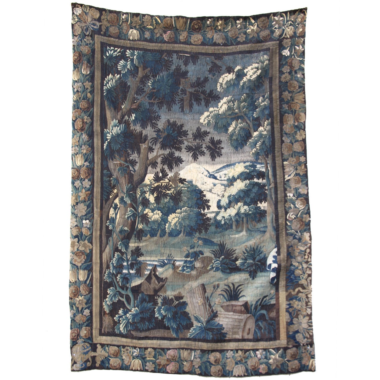 18th Century Handwoven Flemish Tapestry