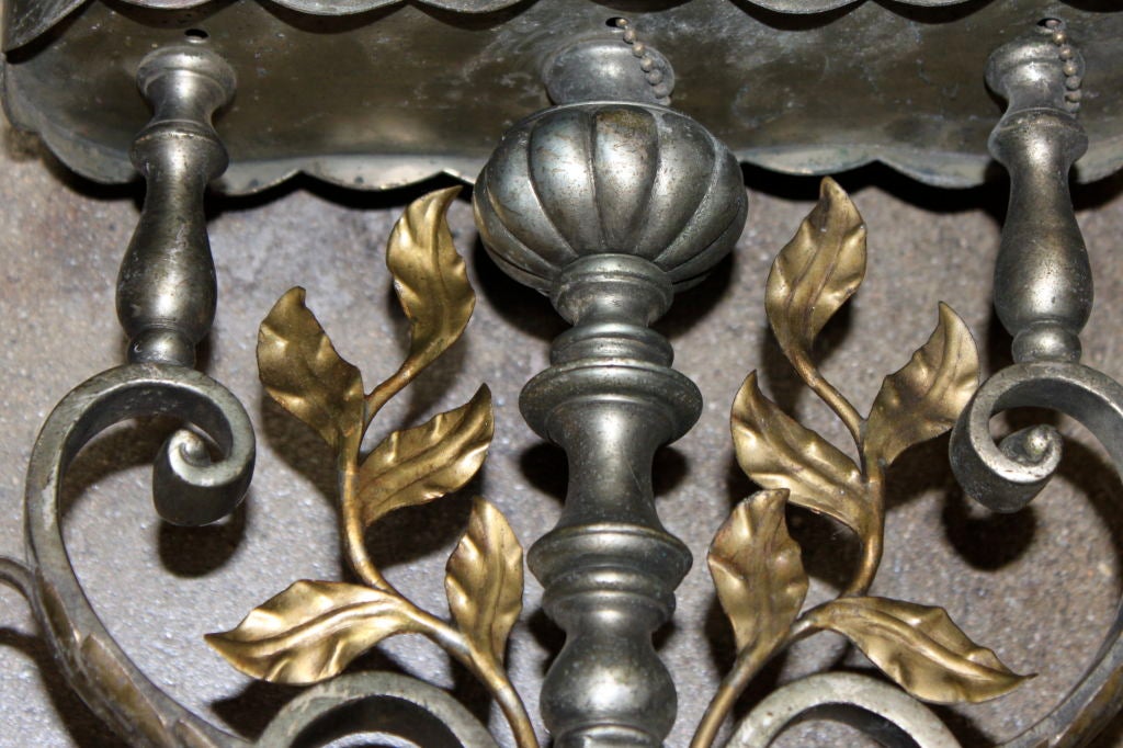 Set of (4) French Gothic Sconces C. 1900's