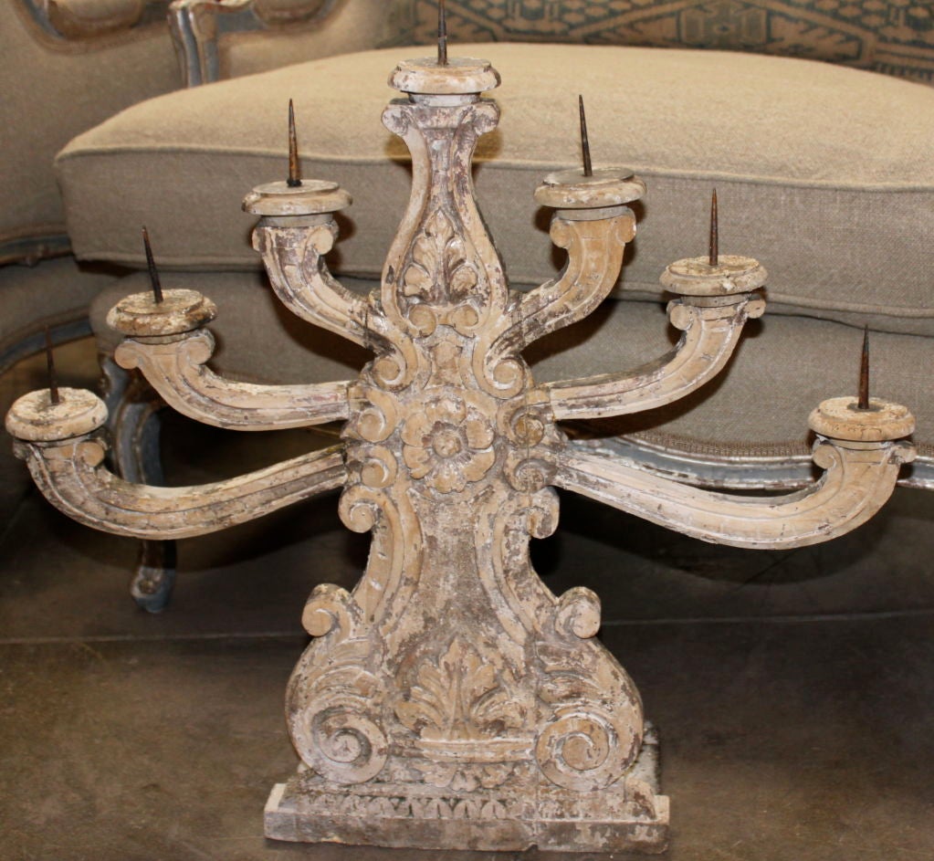 Pair of 19th C. Italian Candelabras