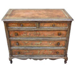 Stunning Hand Painted French Chest of Drawers