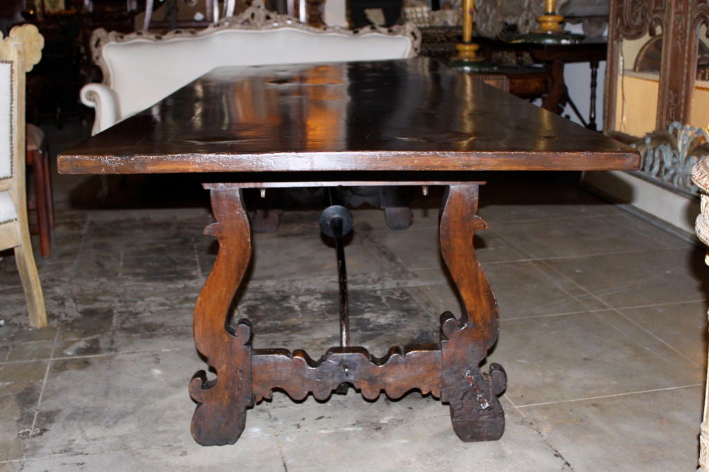 18th C. Italian Walnut Dining Table