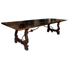 18th C. Italian Walnut Dining Table