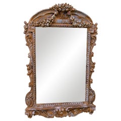 19th C. Painted French Mirror