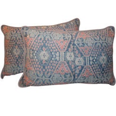 Pair of Vintage Textile Pillows C. 1900's
