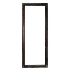 Grand Scaled Painted and Parcel Gilt Frame