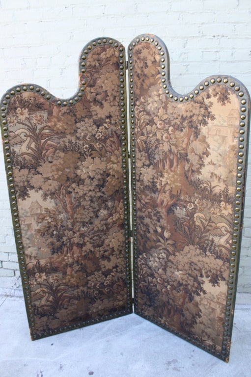 19th C. Italian Silver Gilt Leather Embossed Panels 2