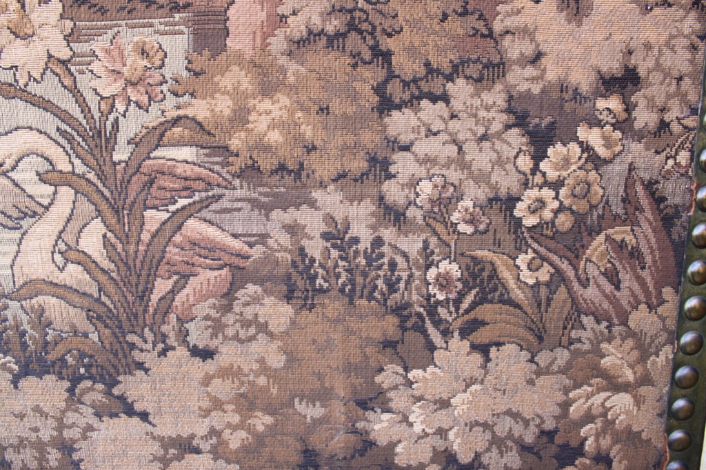 19th C. Italian Silver Gilt Leather Embossed Panels 6