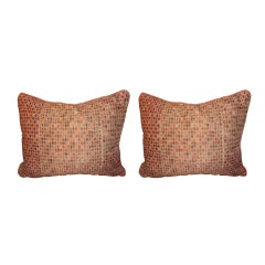 Pair of Vintage Textile Pillows